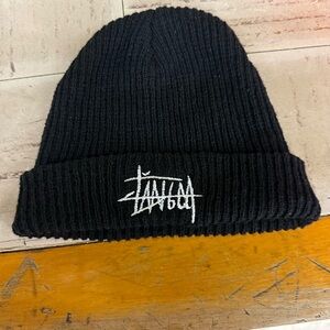 Stussy Black Beanie
